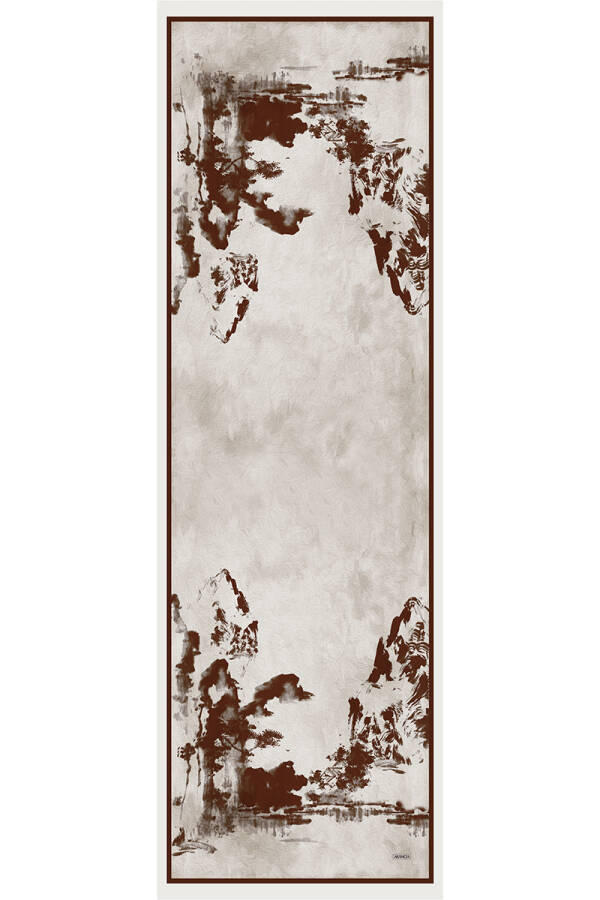 Kahverengi 70X200 Floş Şal - ARANCIA