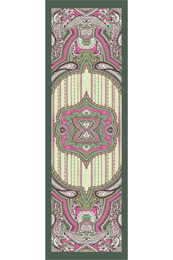Yeşil 70X200 Floş Şal - ARANCIA