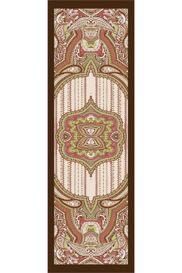 Kahverengi 70X200 Floş Şal - ARANCIA