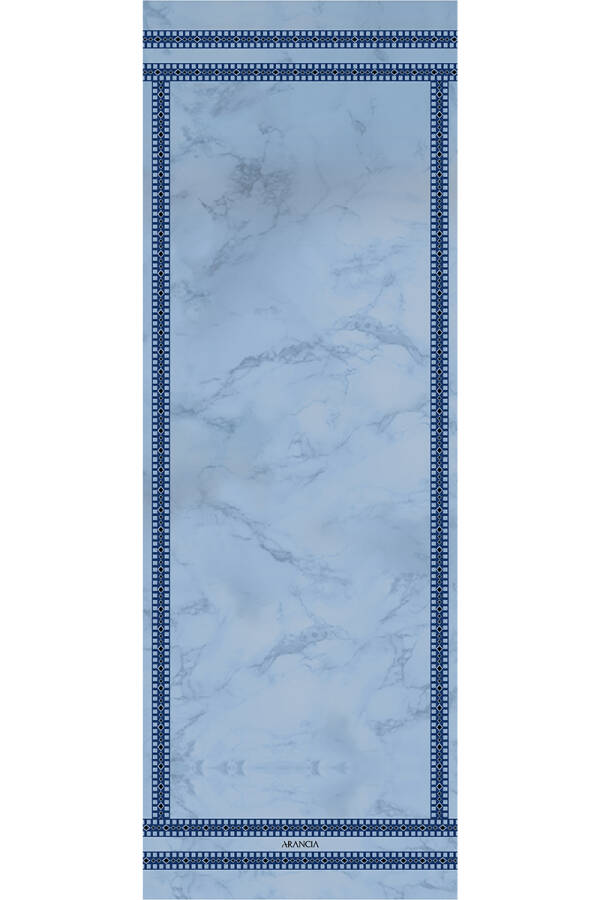 Mavi 70X200 Floş Şal - ARANCIA