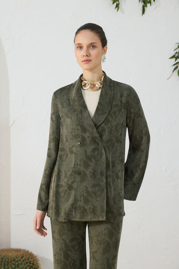 Haki Kruvaze Kapama Tunik - Aker (1)