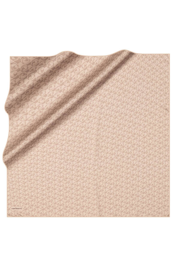 Kemik 90X90 İpek Twill Eşarp - Cacharel (1)